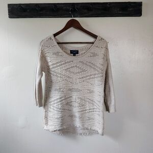 American Eagle Creamy White Sweater